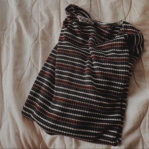 Striped long sleeve top